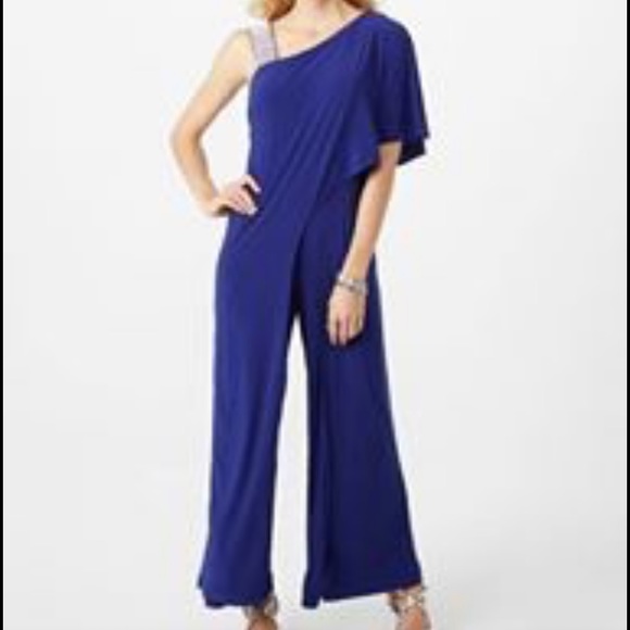 Rhinestone shoulder jumpsuit - Picture 1 of 3